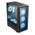 PC Power PP-GS2404V3 BK Crystal Glass V3 ATX Desktop Gaming Casing